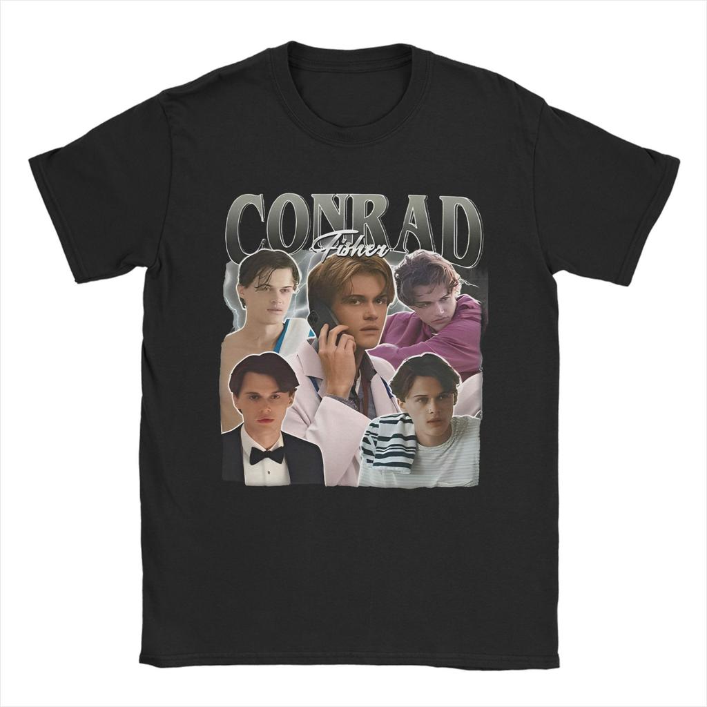 Conrad Fisher Bootleg T Shirt The Summer I Turned Pretty T-Shirts Short Sleeve Tshirt Beach 100% Cotton O Neck Oversized Tees