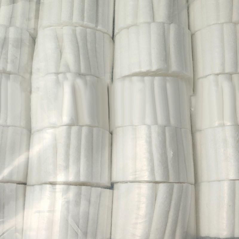 Высокоабсорбирующий стоматологический гемостатический ватный ролик 1,0*3,8 см Стоматологический ватный ролик Абсорбирующий ватный ролик Влагозащищенный ватный ролик