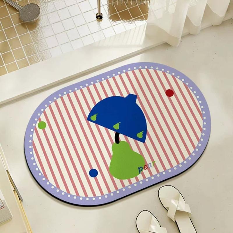 Bathroom absorbent diatom mud toilet doormat toilet toilet floor mat toilet carpet