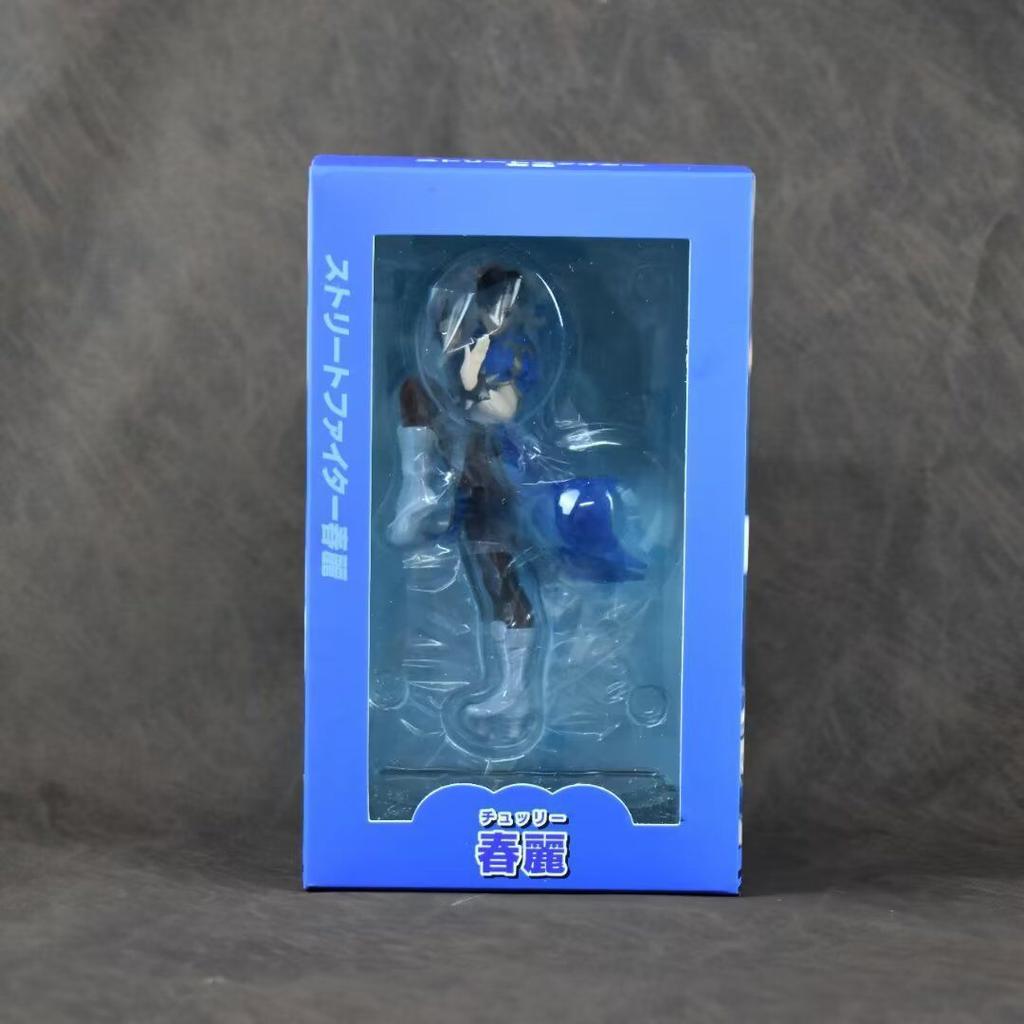 18CM Anime Street Fighter Chun-Li Figure Standing Model Toy Gift Collection Fighter Action Figure Game Character PVC