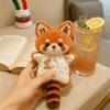 Cute Raccoon Plush Toy Diy Soothing Towel Pendant Bean Bag Material Kit  Gift