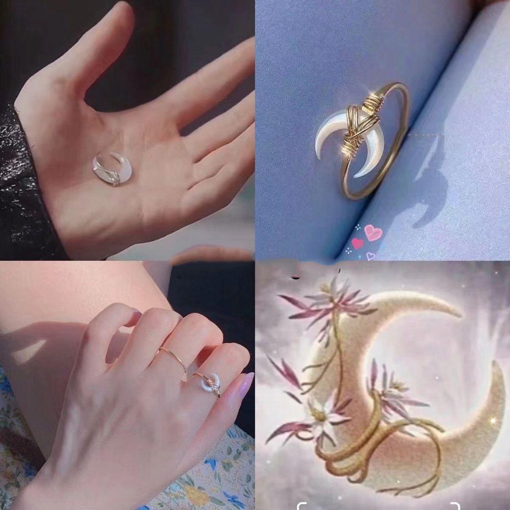 Choker Girl Female Clavicle Chain Fashion Jewelry Korean Style Bracelet Women Ring Moon Necklace