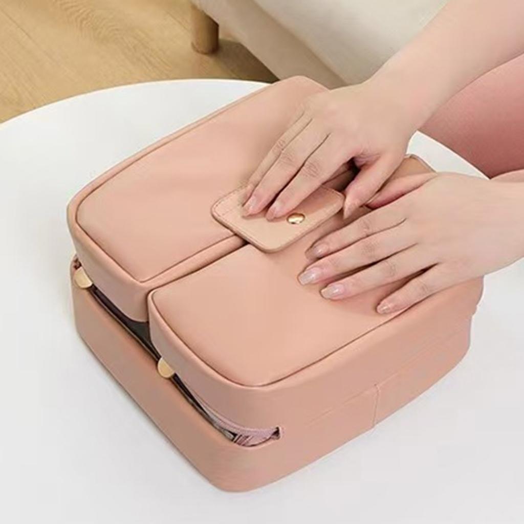 Косметичка 3 в 1 большой вместимости, дорожный органайзер для косметики, портативный водонепроницаемый многофункциональный чехол для хранения туалетных принадлежностей
