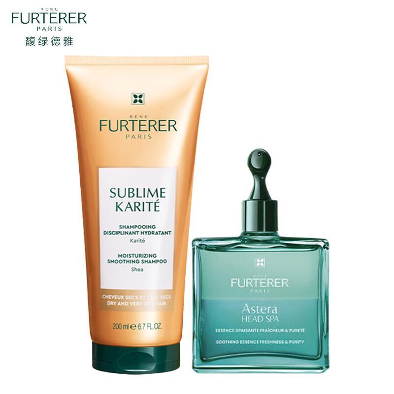 René Furterer Nourishing Shampoo & Scalp Soothing Essential Oil Set