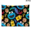 Cookie Monster Cartoon Wall Tapestry Aesthetic Wall Hanging Printed Fabric Blanket Decorative Tapestries for Bedroom Living Room Home Decor