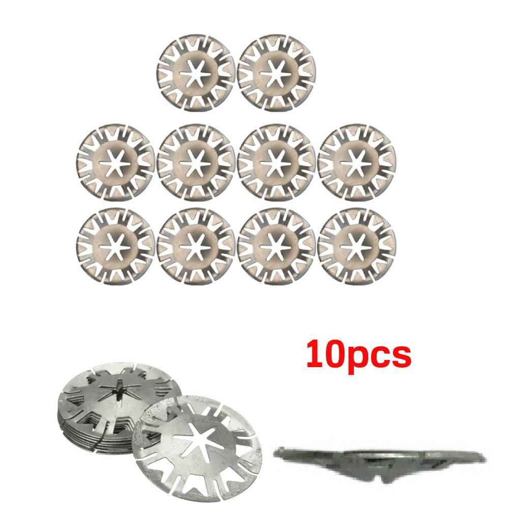 10x для Ford Undertray Exhaust Heat Shield Metal Spring Washer Fixing Clip Gay 30Mm Изолирующий МЕТАЛЛИЧЕСКИЙ ЗАЖИМ Car Parts Ready Stock