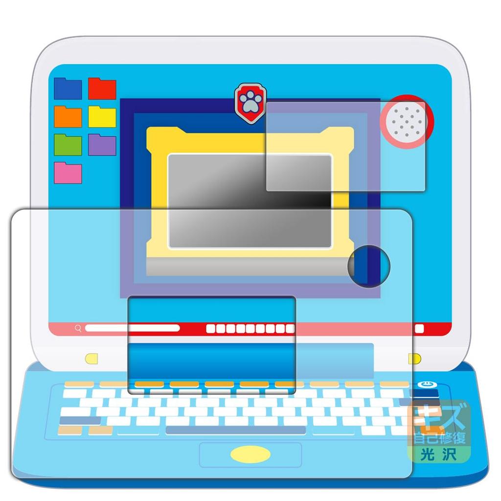PDA Workshop Paw Patrol Dispatched with a Mouse Compatible with Pawfect Scratch Protective Film Made In Japan Change! PC, Self-Repairing [For