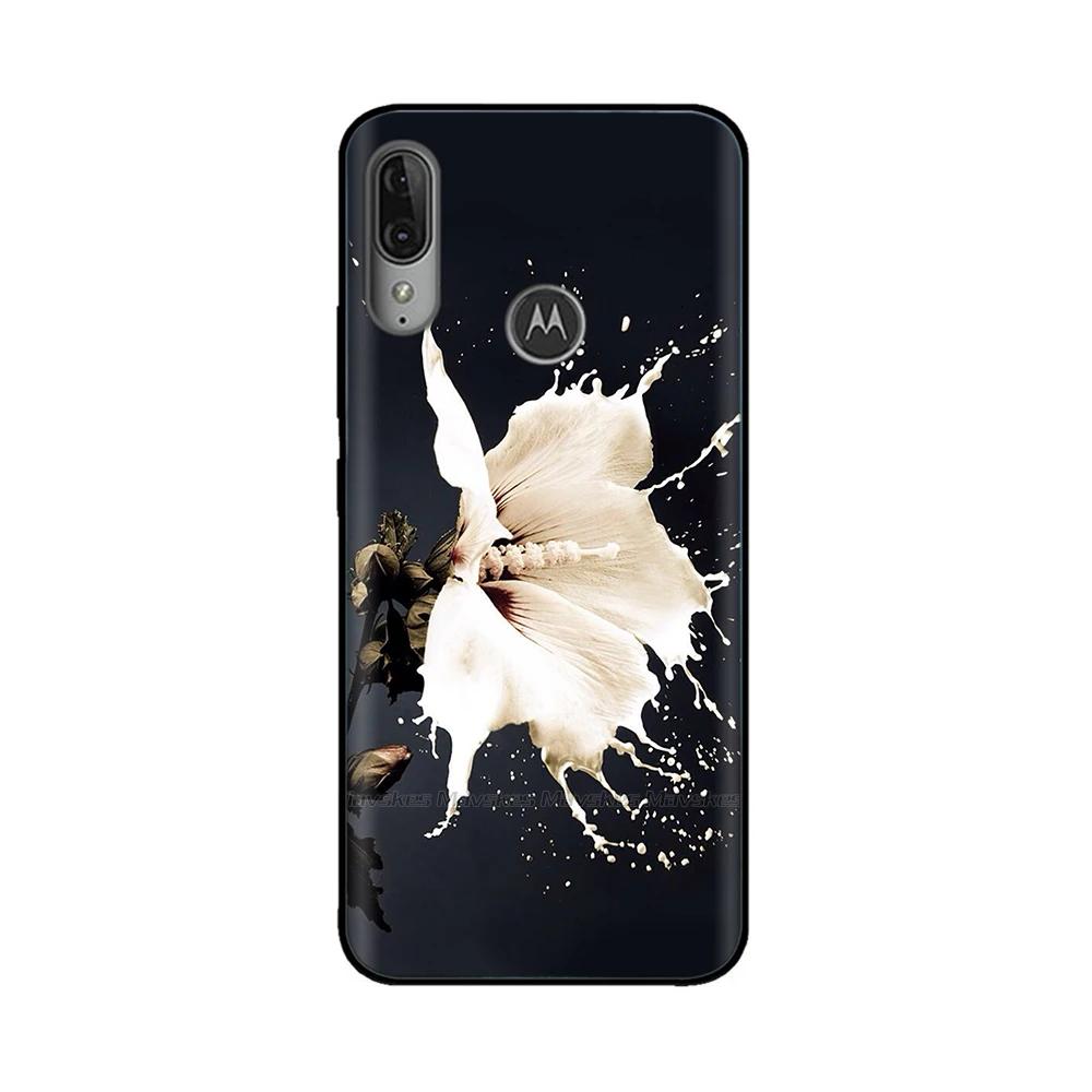 Чехол для Moto E6 Plus Мягкая черная силиконовая задняя крышка телефона для Motorola Moto E6 Play E6s 2020 Чехол-крышка для MotoE6 Plus Coque Funda
