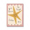 You Shine Bright Quote Prints Sleep Tight Wall Art Canvas Painting Star Moon Sun Nursery Pictures for Kids Play Room Decor