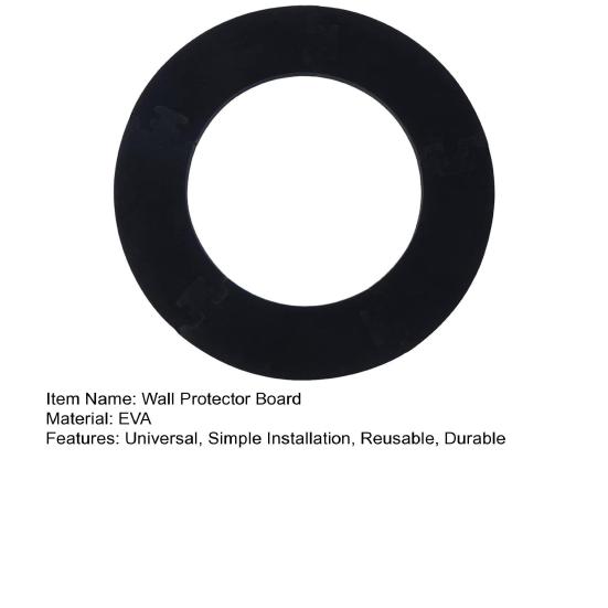 Защитное кольцо для доски для дартса, настенное защитное кольцо, высокопрочное съемное, простая установка, черное кольцо для обрамления стены, щит для дартса