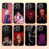 Чехол для телефона S-Sukuna Anime R-Ryomen для iPhone 16,15,14,13,12,11,Mini,Pro,MAX Серый Матовый Силиконовый Черный Чехол