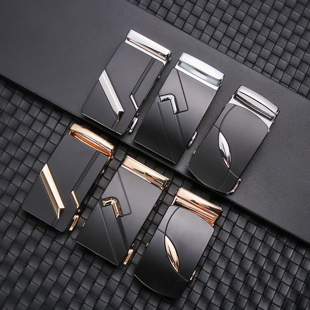 Alloy Belt Buckle DIY Automatic Buckle Business Accessories Belt Replacement Buckle Men