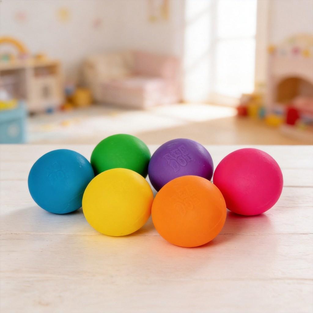 Набор антистрессовых мячиков-игрушек Needoh Rainbow Fidget Toy Set Для снятия тревоги и сенсорной игры