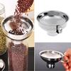 Кухонные инструменты Воронка из нержавеющей стали Кухонный гаджет Широкая консервная воронка Бункер Фильтр KTY