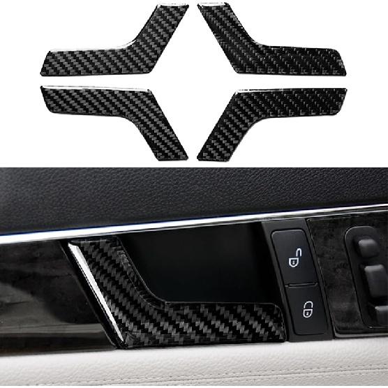 NVCNX Углеволокно Совместимо с Mercedes-Benz C-Class W204 C250 C300 C350 C63 AMG 2008 2009 2010 2011 2012 2013 2014 Седан Аксессуары Дверная панель
