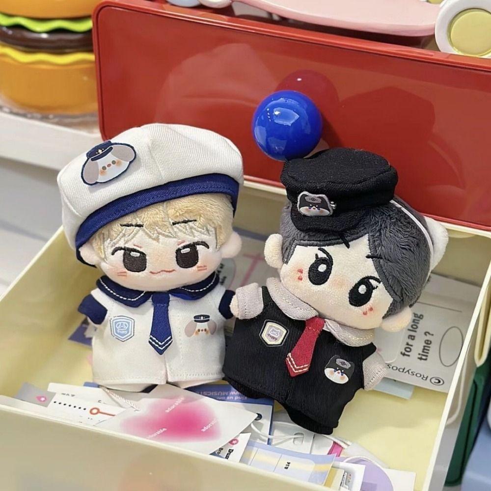 Soft Cotton Doll‘s Clothes Hat Idol Plush Doll Clothes 10CM Doll Clothes  Cotton Stuffed Doll