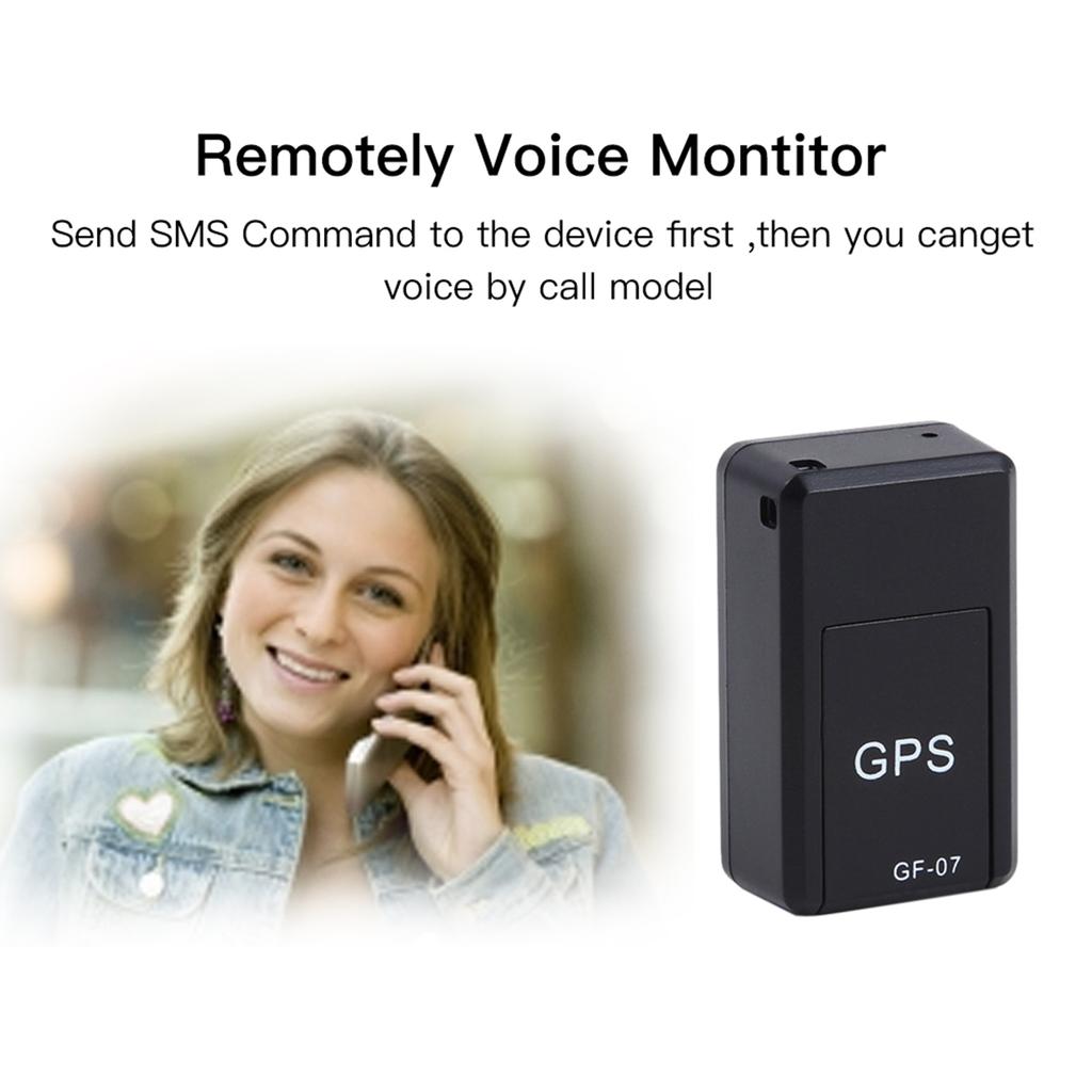 Мини-портативное устройство слежения GF07 в реальном времени для спутникового позиционирования от кражи для автомобиля, человека