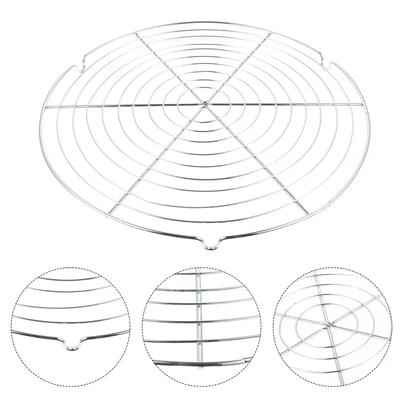 Решетка для охлаждения торта, круглого печенья, выпечки, жарки, решетки для пароварки, подставка, противень, паровое масло, пекарня, нержавеющая сталь, решетка для выпечки