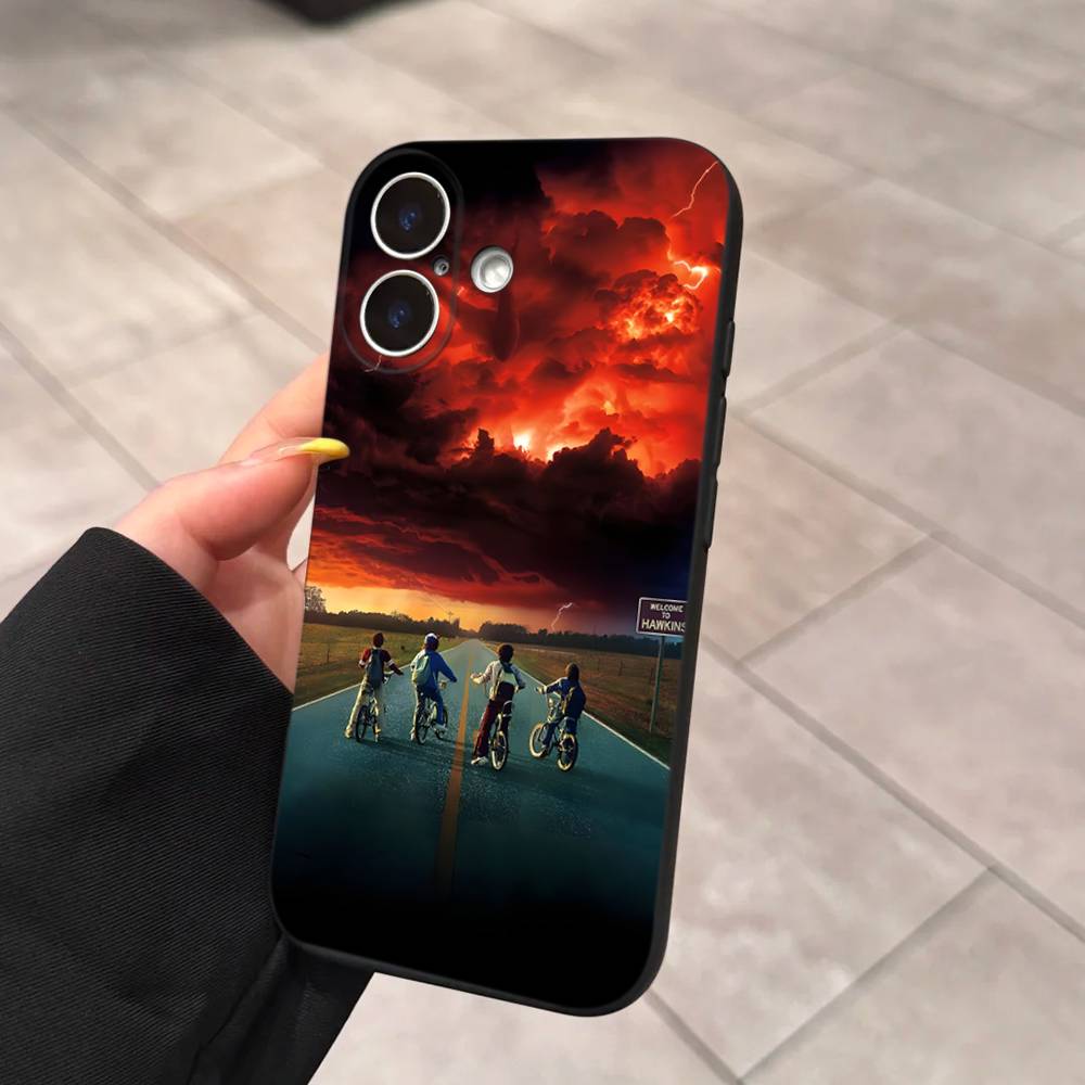 Горячий чехол для телефона S-Stranger T-Things Для IPhone 14 Plus 13 Mini 11 16 15 17 Pro Max Защита Ударопрочный