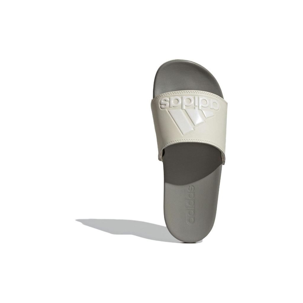 Adidas Adilette Comfort Round Toe Comfortable Durable Quick Dry Slide Sandals Women Footwear Gray IG1274