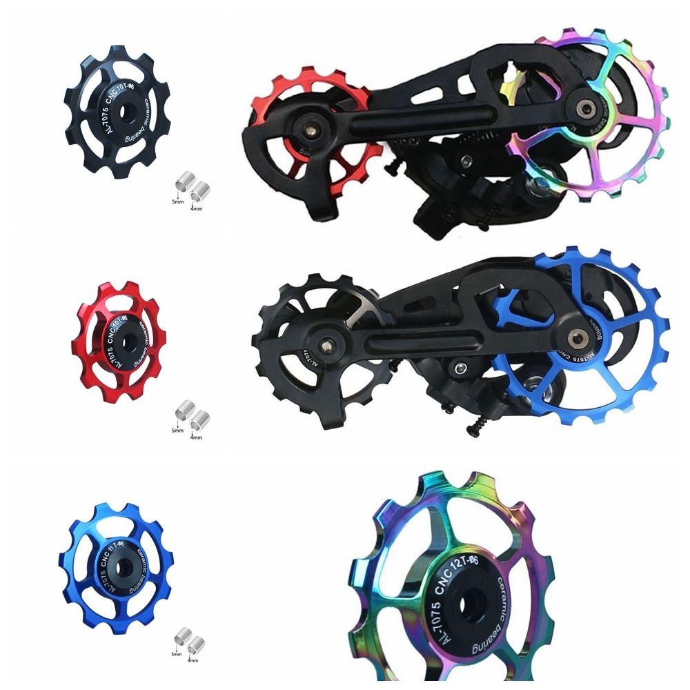 Accessories Rear Guide Wheel Jockey Wheel Bike Rear Derailleur Bicycle Rear Pulley Bike Jockey Wheel Bike Ceramic Bearing Guide