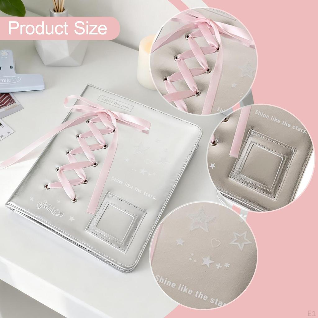 Photo Album Picture Albums Collection PU Leather Decorative DIY Card Binder for Travel