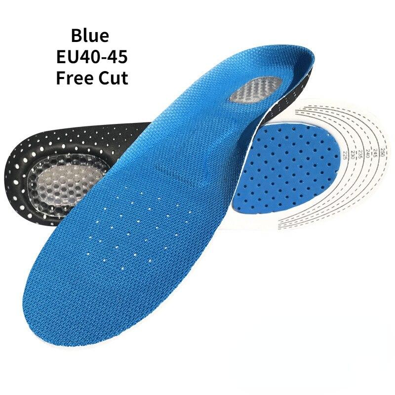 Режущиеся силиконовые стельки для обуви для мужчин и женщин, ортопедическая поддержка свода стопы, спортивная подкладка для обуви, мягкая вставка для бега, подушка, стелька из пены с эффектом памяти