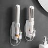 Hair Curler Straighteners Holder Curling Iron Bracket Wall Mounted Hair Dryer