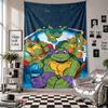 Wall TapestryNinja Turtles Art Hanging Cloth Decorative Background Cover for Room Decoration