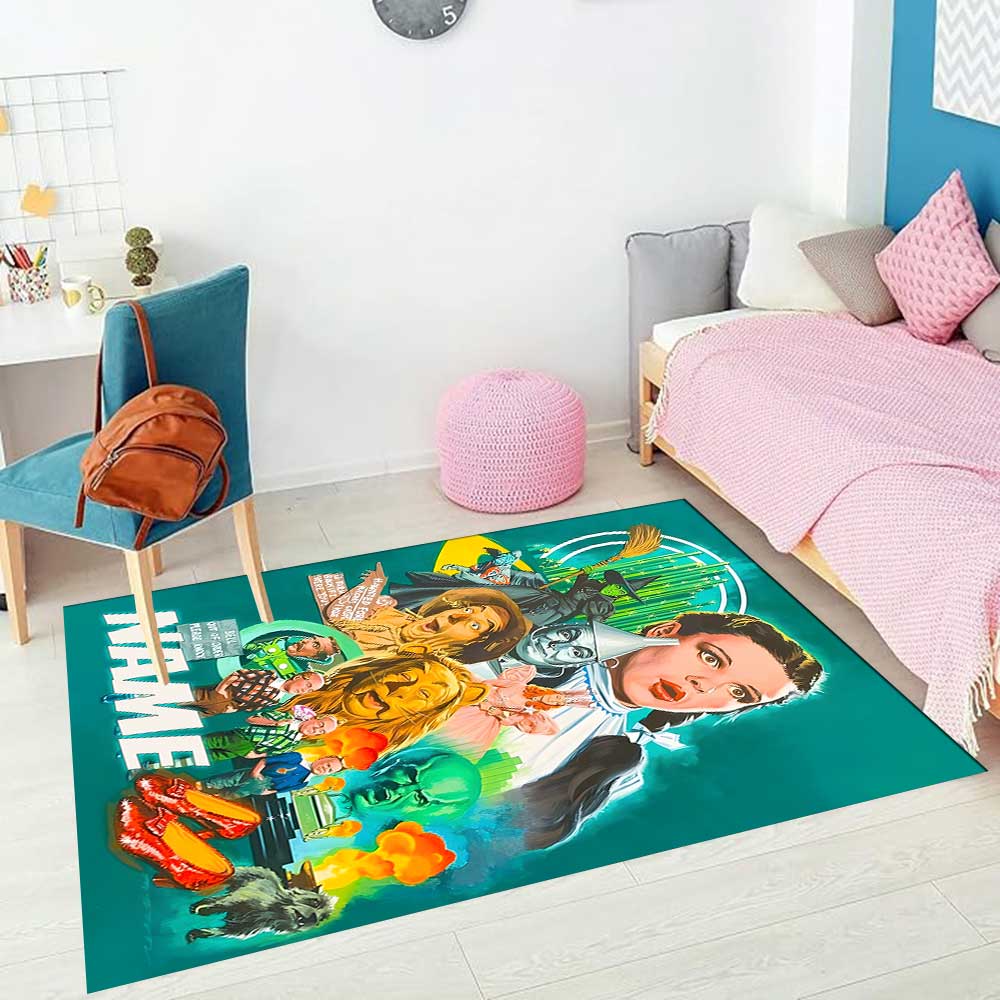 Warner Bros. Works (23) Customize your name rug, office chair cushion, home bedroom living room gift.