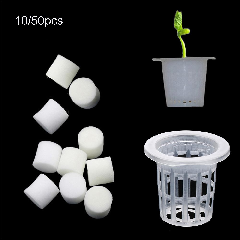 Soilless Hydroponic Planting Aquarium Flower Pots Seed Trays Planting Basket Nursery Sponge