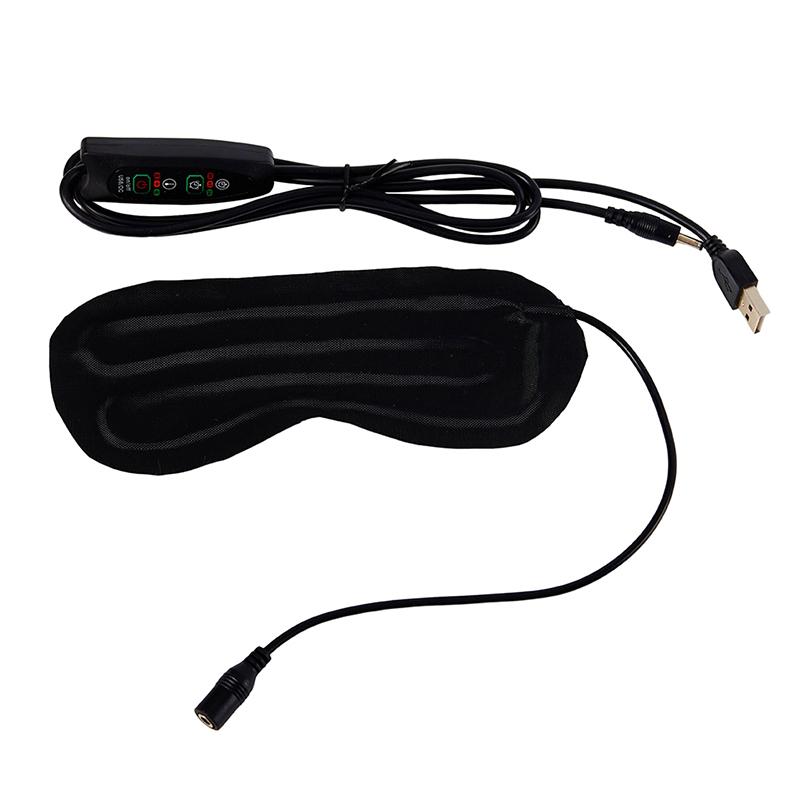 Usb Подогреваемая маска для глаз Компресс для глаз Грелка Маска для сна для снятия усталости