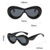 New Concave Design Personality Sunglasses Women's Brand Designer Candy Color Sun Glasses Women Outdoor Hip-hop Eyewear UV400