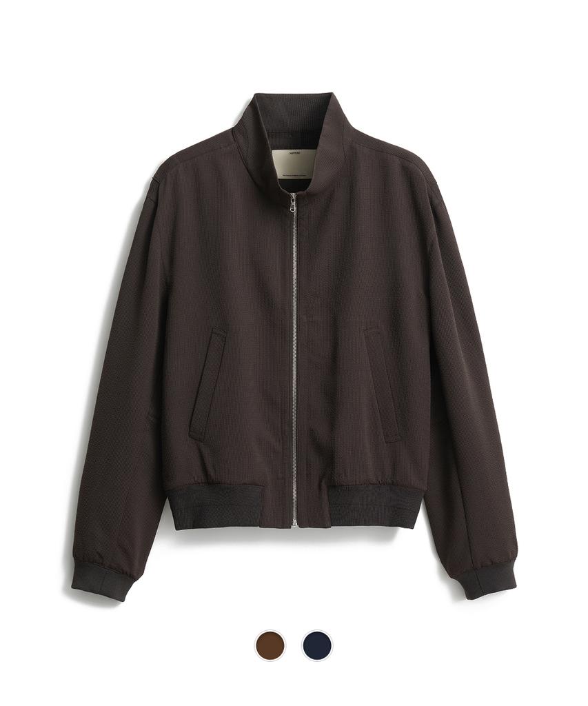 Pottery Seersucker Blouson - 2 Colors