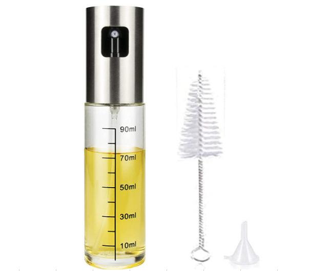 Распылитель масла для приготовления пищи Бутылка-распылитель оливкового масла Mister, многоразовая, со шкалой, аксессуары для фритюрницы на кухне, для выпечки, жарки на гриле