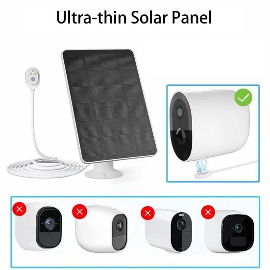 Солнечная панель 5 В 4 В для зарядки Arlo Pro 4/Ultra 2/Pro 3/Ultra/Pro