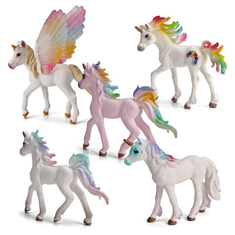 Pegasus Unicorn Set: Rainbow Wings Cognitive Toys for Children