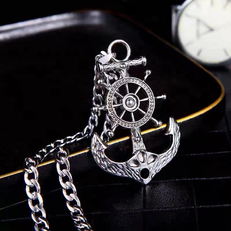 Ожерелье Якорь Чиба, Модный и Властный Пиратский Кулон, Подвесные Аксессуары, Подвесной Кулон