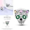 Charms Plata De Ley 925 Devil's Eye Infinity Eternal Symbol Dragonfly Positioning Buckle Charms Fit Women DIY Jewelry