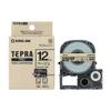 King Jim Tepra PRO Tape Cartridge Matte Label 12mm Letters 8m SB12J [Genuine] Beige/Black