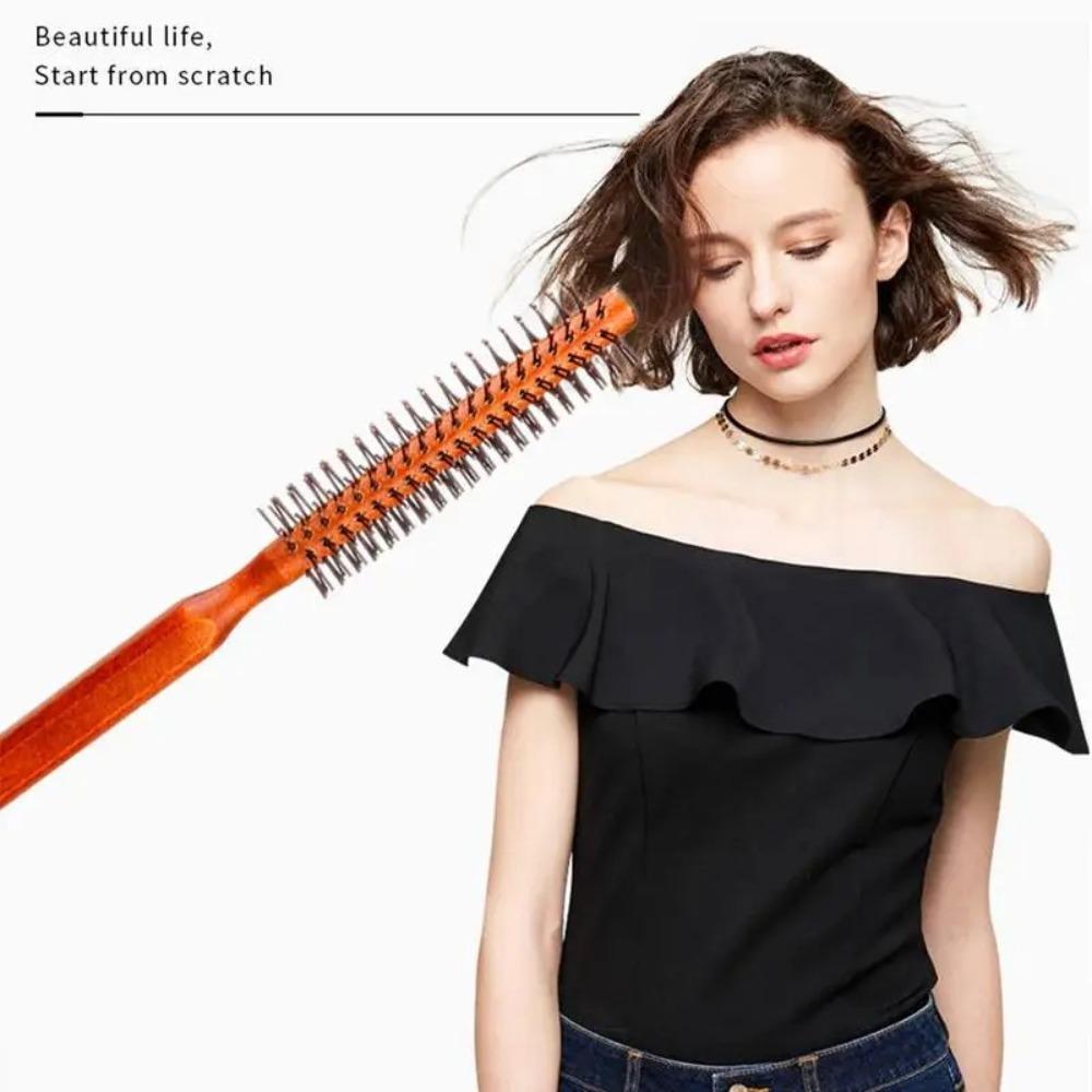 Roller Hair Brush Round Hairbrush Styling Hair Brush New Curling Roller Hairbrush  Unisex