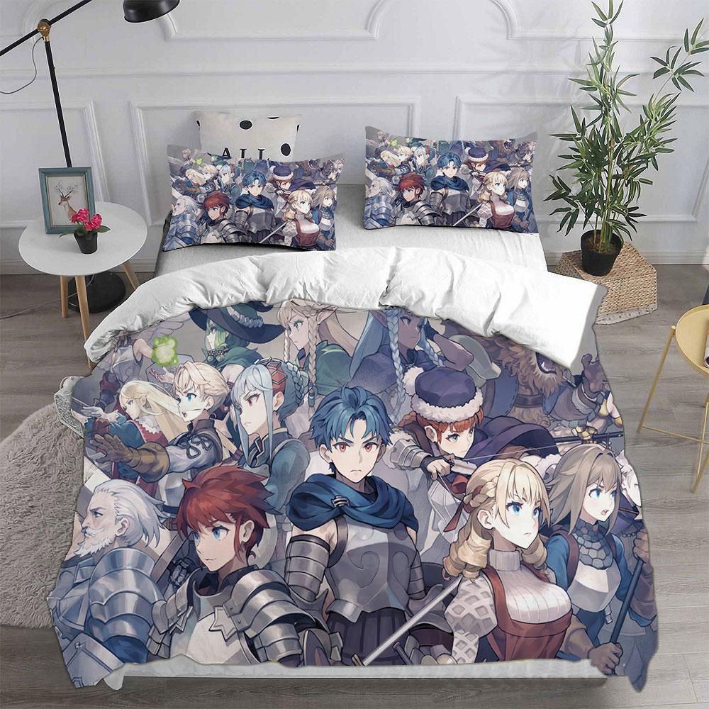 Напечатанные на 3D постельные комплекты Game Unicorn Overlord Одеяло Покрывало Пододеяльник Наволочка Комплекты из 2-3 предметов Детский Взрослый размер