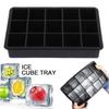 Silicone Ice Tray 15 Even Household Square Ice =Mold Easy Release Creative DIY Silicone Ice Box