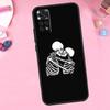 Арт Скелет Для Xiaomi Redmi Note 14 10 11 12 13 15 Pro Plus Чехол Для Redmi 15 15C 14C 12C 10C 13C