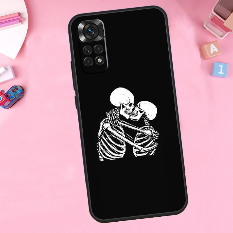 Арт Скелет Для Xiaomi Redmi Note 14 10 11 12 13 15 Pro Plus Чехол Для Redmi 15 15C 14C 12C 10C 13C