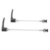 Stainless Steel Axle CNC Alloy Skewers for Bike Road Bicycle Quick Release (black 100 130)