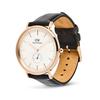 Danielwellingteon Classic Multi-Eye Rose Gold Men'S Leather Wristwatch