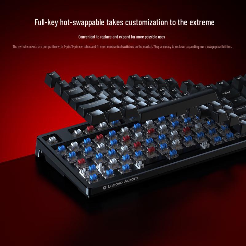 Lenovo GK10 Aurora Series Wired Mechanical Keyboard