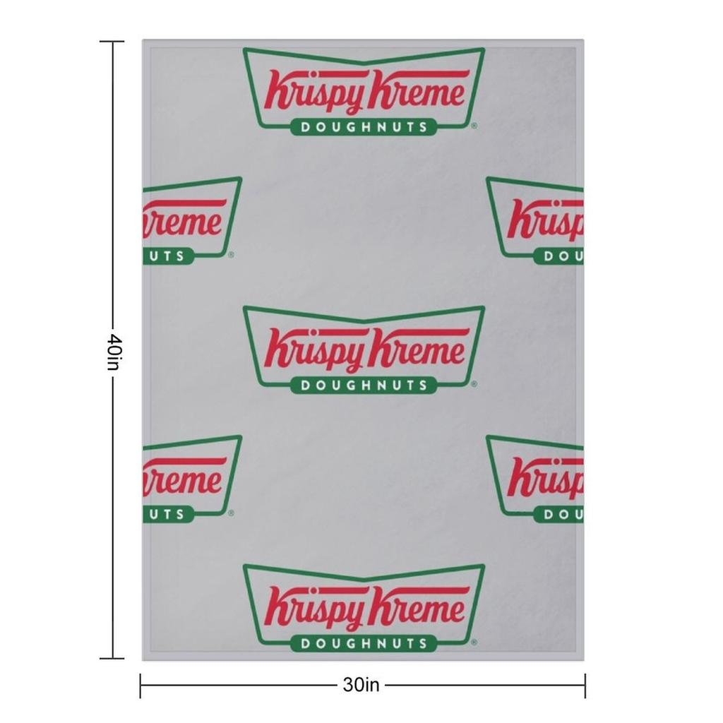 Плед Krispy Kreme Resto and Bakery рождественские подарки Декоративный пушистый плед для дивана и кровати