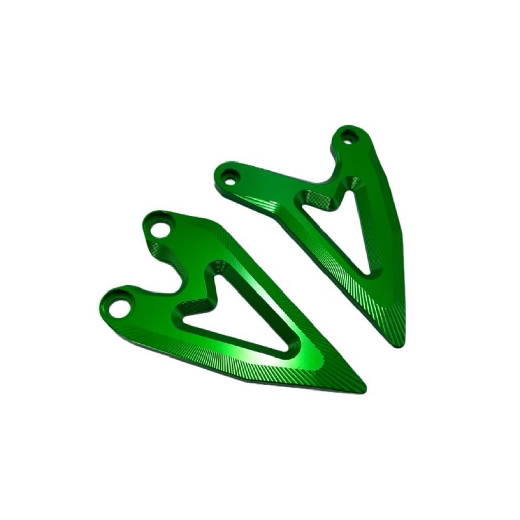 Защитные накладки на подножки и пятки motokano для Ninja 400 и Z400 (Все модели) (зеленый)